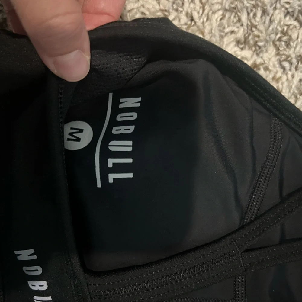 NOBULL Black High-Neck Racerback Sports Bra